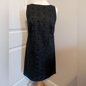 LOFT SLEEVELESS BLACK DRESS SZ 4.